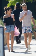 HAYLEY ERBERT and Derek Hough Out in Los Angeles 08/17/2022