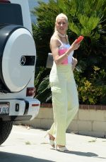 HEATHER RAE YOUNG Filming The Flipping El Moussas in Long Beach 07/29/2022