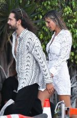 HEIDI KLUM and Tom Kaulitz at Matsuhisa in Beverly Hills 08/27/2022