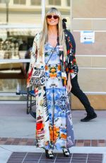 HEIDI KLUM Arrives at Aamerica