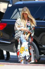 HEIDI KLUM Arrives at Aamerica