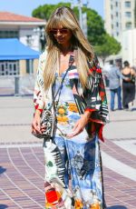 HEIDI KLUM Arrives at Aamerica