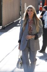 HEIDI KLUM Arrives at Jimmy Kimmel Live in Los Angeles 08/18/2022