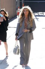 HEIDI KLUM Arrives at Jimmy Kimmel Live in Los Angeles 08/18/2022