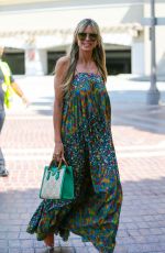 HEIDI KLUM Out and About in Los Angeles 08/16/2022