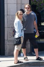 HELEN HUNT Out for Lunch in Los Angeles 08/01/2022
