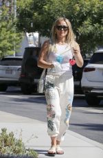 HILARY DUFF Arrives at a Convenience Store in Los Angeles 08/18/2022