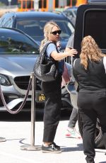 HILARY DUFF Arrives at a Shopping Mall in Los Angeles 08/06/2022