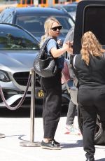 HILARY DUFF Arrives at a Shopping Mall in Los Angeles 08/06/2022