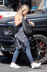 HILARY DUFF Out for Coffee at Blue Bottle Coffee in Studio City 08/27/2022