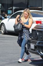 HILARY DUFF Out for Coffee in Studio City 08/27/2022
