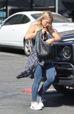 HILARY DUFF Out for Coffee in Studio City 08/27/2022