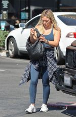 HILARY DUFF Out for Coffee in Studio City 08/27/2022