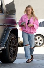 HILARY DUFF Picking Up Snacks at a Gas Station in Los Angeles 08/17/2022
