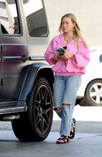 HILARY DUFF Picking Up Snacks at a Gas Station in Los Angeles 08/17/2022