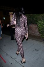 HOLLY SCARFONE Arrives at Stassie Karanikolaou