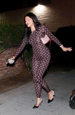 HOLLY SCARFONE Arrives at Stassie Karanikolaou