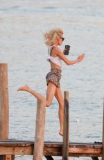 IRINA SHAYK and STELLA MAXWELL in Bikinis in Ibiza 08/06/2022