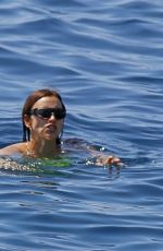 IRINA SHAYK in a Green Bikini in Ibiza 08/04/2022