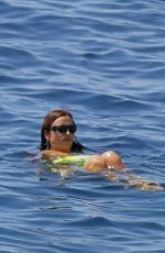 IRINA SHAYK in a Green Bikini in Ibiza 08/04/2022