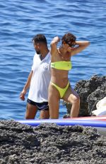 IRINA SHAYK in a Green Bikini in Ibiza 08/04/2022