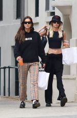 IRINA SHAYK Out with Her Mom Olga and Sister Tatiana in New York 08/01/2022