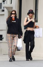 IRINA SHAYK Out with Her Mom Olga and Sister Tatiana in New York 08/01/2022