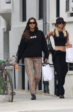 IRINA SHAYK Out with Her Mom Olga and Sister Tatiana in New York 08/01/2022