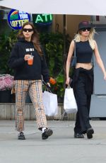 IRINA SHAYK Out with Her Mom Olga and Sister Tatiana in New York 08/01/2022