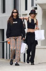 IRINA SHAYK Out with Her Mom Olga and Sister Tatiana in New York 08/01/2022