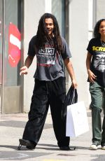 JASMINE DANIELS Out Shopping in New York 07/31/2022