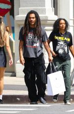 JASMINE DANIELS Out Shopping in New York 07/31/2022