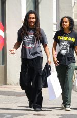 JASMINE DANIELS Out Shopping in New York 07/31/2022