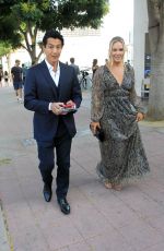 JENNIFER BIRMINGHAM Arrives at Bullet Train Premiere in Westwood 08/01/2022