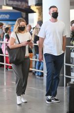 JENNIFER LAWRENCE and Cooke Maroney at JFK Airport in New York 08/07/2022