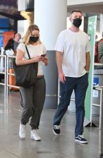JENNIFER LAWRENCE and Cooke Maroney at JFK Airport in New York 08/07/2022