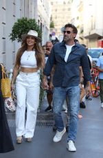 JENNIFER LOPEZ and Bean Affleck Out Shopping in Milan 08/25/2022