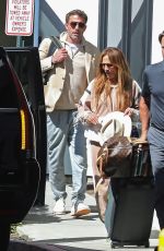 JENNIFER LOPEZ and Ben Affleck Arrives at a Private Jet in Los Angeles 08/29/2022