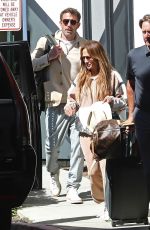 JENNIFER LOPEZ and Ben Affleck Arrives at a Private Jet in Los Angeles 08/29/2022
