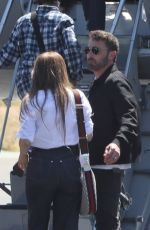 JENNIFER LOPEZ and Ben Affleck Arrives at Van Nuys Airport 08/13/2022