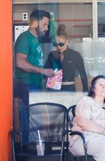 JENNIFER LOPEZ and Ben Affleck at Huckleberry Cafe in Santa Monica 08/09/2022