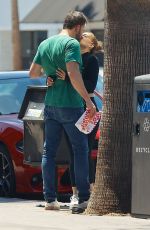 JENNIFER LOPEZ and Ben Affleck at Huckleberry Cafe in Santa Monica 08/09/2022