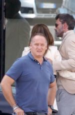 JENNIFER LOPEZ and Ben Affleck Jetting Off from Lake Como 08/28/2022