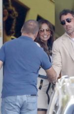 JENNIFER LOPEZ and Ben Affleck Jetting Off from Lake Como 08/28/2022