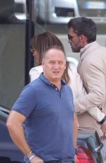 JENNIFER LOPEZ and Ben Affleck Jetting Off from Lake Como 08/28/2022