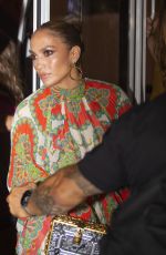 JENNIFER LOPEZ Out for Dinner in Capri 07/31/2022