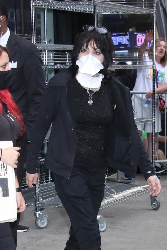 JOAN JETT Arrives at Good Morning America in New York 08/01/2022