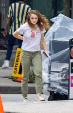 JOEY KING on the Set of A Family Affair in Atlanta 08/08/2022
