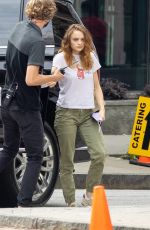 JOEY KING on the Set of A Family Affair in Atlanta 08/08/2022