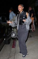 JORDYN and JODIE WOODS Leaves Giorgio Baldi in Santa Monica 08/19/2022